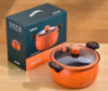 Picture of Household Pumpkin-Shaped Soup Pot – Orange Color for Soup and Congee