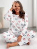 Picture of New Spring & Autumn Style – Elastic Large Size Women’s Home Wear Pajama Set (Long Pants & Long Sleeve)