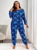 Picture of New Spring & Autumn Style – Elastic Large Size Women’s Home Wear Pajama Set (Long Pants & Long Sleeve)