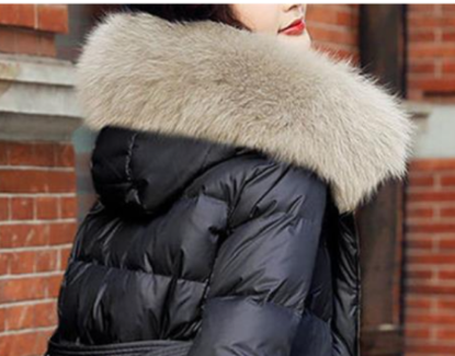 Picture of Women’s Mid-Length Winter Cotton Jacket – Slim-Fit Thickened Fashion Coat