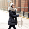 Picture of Women’s Mid-Length Winter Cotton Jacket – Slim-Fit Thickened Fashion Coat