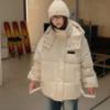 Picture of Women’s Korean-Style Short Winter  Jacket – Thickened Coat with Detachable Hood