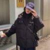 Picture of Women’s Korean-Style Short Winter  Jacket – Thickened Coat with Detachable Hood