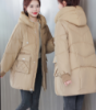 Picture of Women’s Mid-Length Korean-Style Cotton Jacket – Thickened Loose Hooded Winter Coat