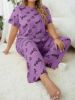 Picture of Women’s Plus-Size Pajama Set – Heart Pattern Round-Neck Short-Sleeve Top & Long Pants