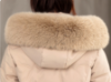 Picture of Women’s Mid-Length Cotton Jacket – Slim-Fit Thickened Coat with Large Fur Collar