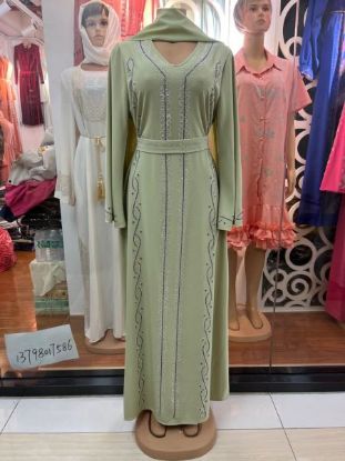 Picture of Women’s Autumn Large-Size Robe Dress – Long Style with Long Sleeves