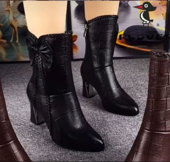 Picture of Women’s Autumn/Winter Mid-Calf Boots – Lined High-Heeled Stilettos