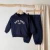 Picture of Boys’ & Girls’ Spring/Autumn Cotton Set – Hooded Hoodie & Printed Pants Two-Piece Sports Casual Outfit