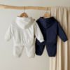 Picture of Boys’ & Girls’ Spring/Autumn Cotton Set – Hooded Hoodie & Printed Pants Two-Piece Sports Casual Outfit