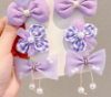 Picture of Cute Flower Bow Hair Clip Set – 10-Piece Girls’ Bangs Hair Accessories