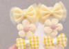 Picture of Cute Flower Bow Hair Clip Set – 10-Piece Girls’ Bangs Hair Accessories