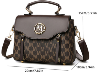 Picture of New Women’s Bag – Classic Retro Letter M Pattern, Crossbody, Shoulder & Handbag