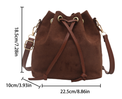 Picture of Women’s Trendy Denim Bag – Fashionable Casual Shoulder & Crossbody Bucket Bag