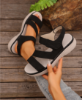 Picture of Women’s Summer Sandals – Sporty Wedge Heel Lightweight Slippers with Velcro Beach Style