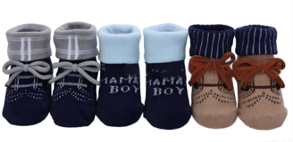 Picture of Cute Baby Socks Gift Box Set – Three-in-One