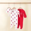 Picture of Newborn Pure Cotton 3-Piece Set – Hat, Jumpsuit & Pajamas Crawling Suit