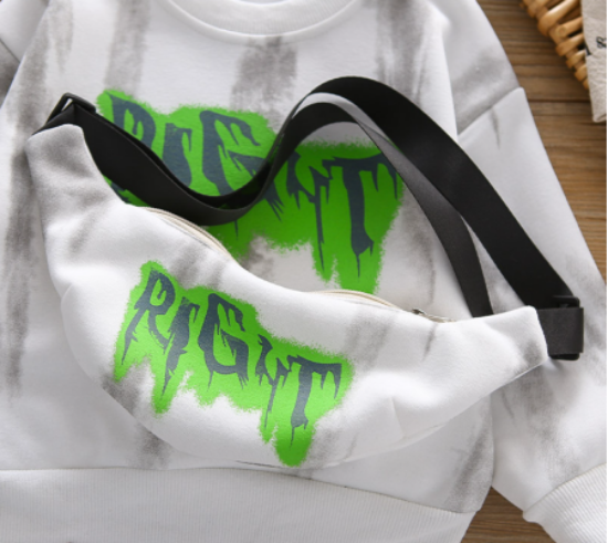 Picture of Children’s Spring & Autumn Casual Sports 3-Piece Set (Top + Pants + Bag)