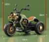 Picture of Children’s Electric Three-Wheeled Motorcycle – Remote Control Ride-On with Music Function