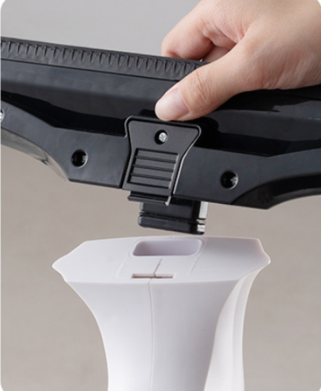 Picture of Handheld Small Electric Glass Cleaner – Strong Absorption, Efficient & Portable with Telescopic Rod