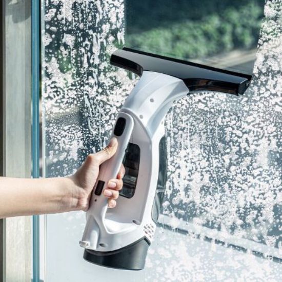 Picture of Handheld Small Electric Glass Cleaner – Strong Absorption, Efficient & Portable with Telescopic Rod