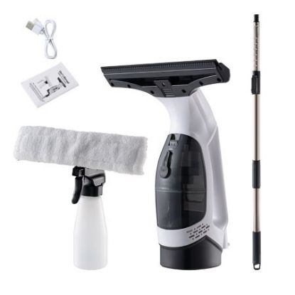 Picture of Small Electric Glass Cleaner – Strong Absorption, Efficient & Portable with Telescopic Rod