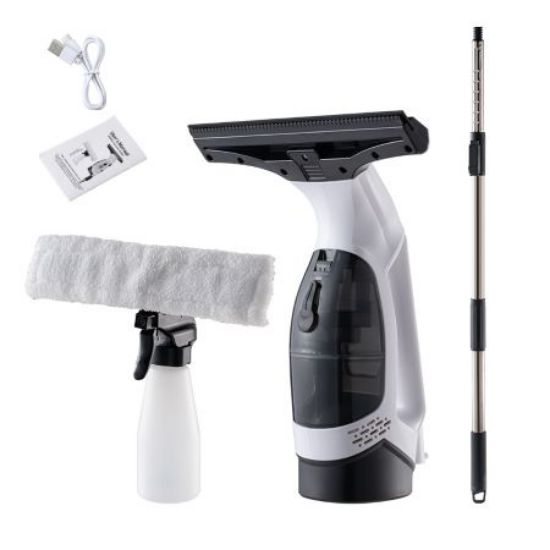 Picture of Small Electric Glass Cleaner – Strong Absorption, Efficient & Portable with Telescopic Rod