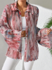 Picture of Women’s Casual Blouse with Random Print & Flared Sleeves – Spring/Autumn