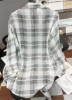 Picture of Women’s Lightweight Transparent Plaid Shirt – Casual , Spring/Summer
