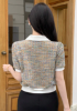 Picture of Women’s Summer Casual Basic T-Shirt with Rolled short Sleeves