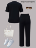 Picture of Women’s Solid Color Casual Loose Two‑Piece Set