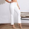 Picture of Women’s Large White Cropped Straight-Leg Jeans
