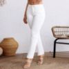Picture of Women’s Large White Cropped Straight-Leg Jeans