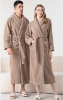 Picture of Autumn & Winter Women’s Long Jacquard Velvet Thick Bathrobe