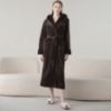 Picture of Autumn & Winter Women’s Long Jacquard Velvet Thick Bathrobe