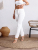 Picture of Women’s Pure White Plus Size Nine-Inch Straight-Leg Jeans