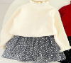 Picture of Spring & Autumn Girls’ Sweater Set – Korean Style Knitted Cardigan with Shining Princess Skirt