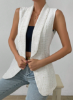 Picture of Women’s Elegant Blazer Vest with Shawl Collar & Open Front, Sleeveless