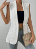 Picture of Women’s Elegant Blazer Vest with Shawl Collar & Open Front, Sleeveless