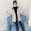 Picture of Girls’ Autumn & Winter Cotton Jacket – Thickened Outer Layer, Medium to Long Style