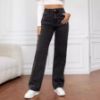 Picture of Autumn Women’s Casual Loose Straight-Leg Denim Pants