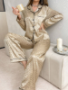 Picture of Women’s Pajama Set –Satin leopard Pattern, long sleeves