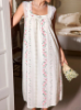 Picture of Women’s Nightdress – Square Neck, short sleeves, Floral Pattern