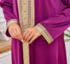 Picture of Ladies’ Embroidered Lace Purple Robe Dress