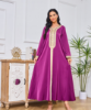 Picture of Ladies’ Embroidered Lace Purple Robe Dress