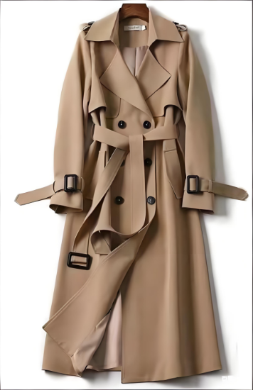 Picture of Ladies’ Spring & Autumn Korean Version Windbreaker – Medium-Long British Style Coat