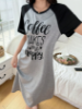 Picture of Women’s Nightdress – Casual Raglan Short Sleeve, Round Neck