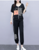 Picture of Summer Women’s Slimming Suit – Fashionable Casual Two‑Piece Set with Sports Pants