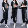 Picture of Summer Women’s Slimming Suit – Fashionable Casual Two‑Piece Set with Sports Pants