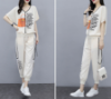 Picture of Summer Women’s Slimming Suit – Fashionable Casual Two‑Piece Set with Sports Pants